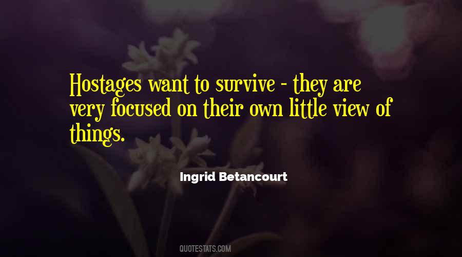 Quotes About Hostages #1345990