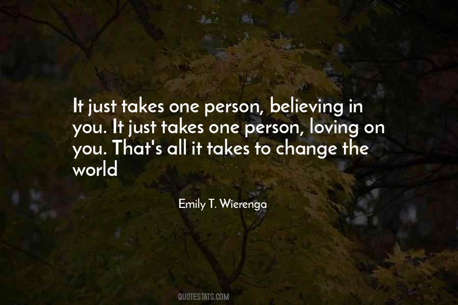 Quotes About Believing In Love #1741660