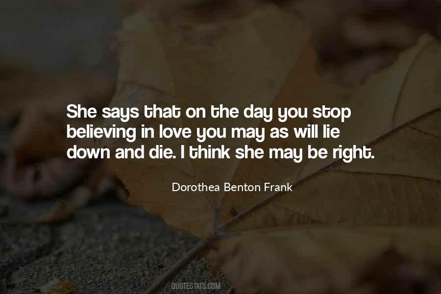 Quotes About Believing In Love #227864