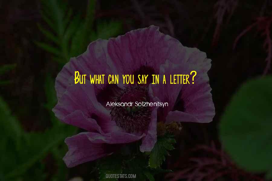 Quotes About Letter A #7257