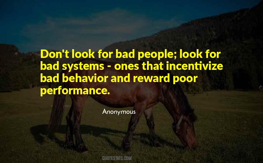 Quotes About People's Bad Behavior #313952