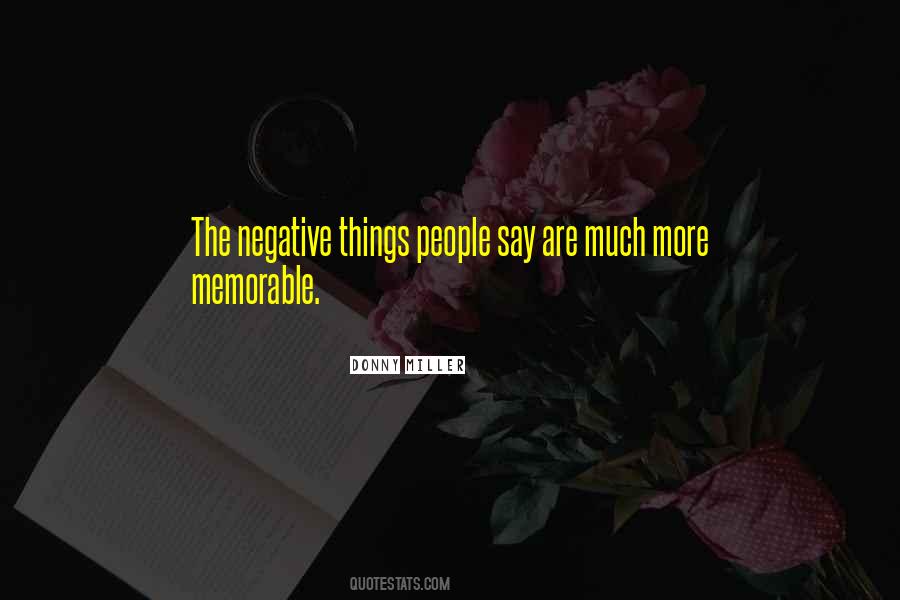 Quotes About People's Negativity #797297