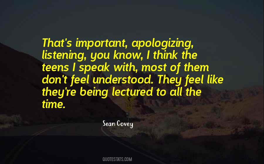 Quotes About Apologizing #1082652