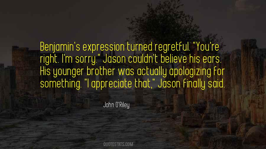 Quotes About Apologizing #1091060