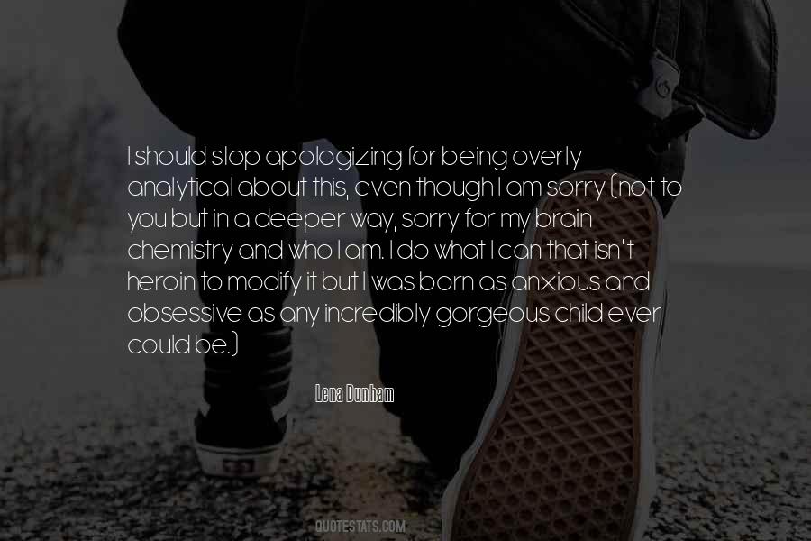 Quotes About Apologizing #1342839