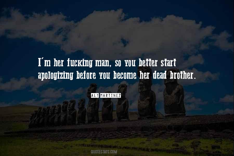 Quotes About Apologizing #312283