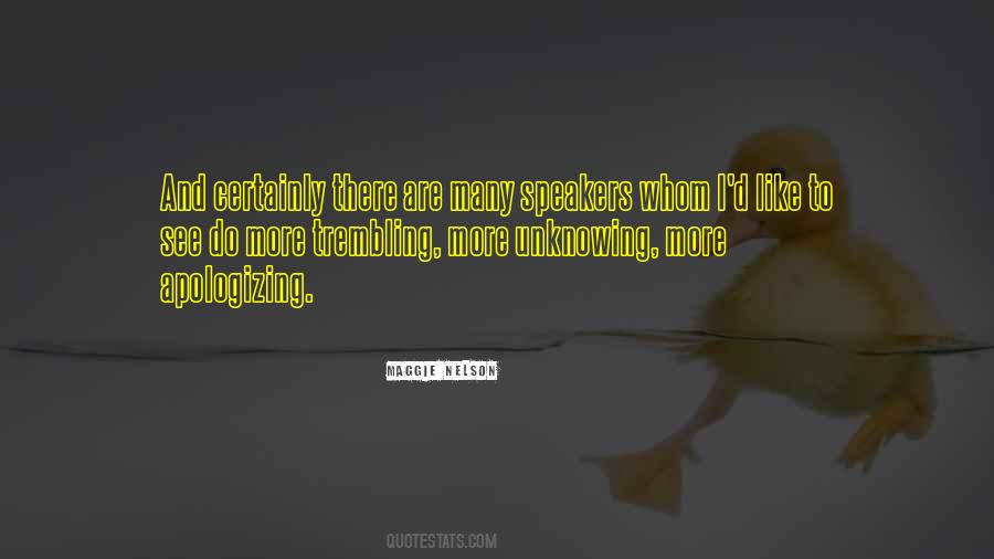 Quotes About Apologizing #688088