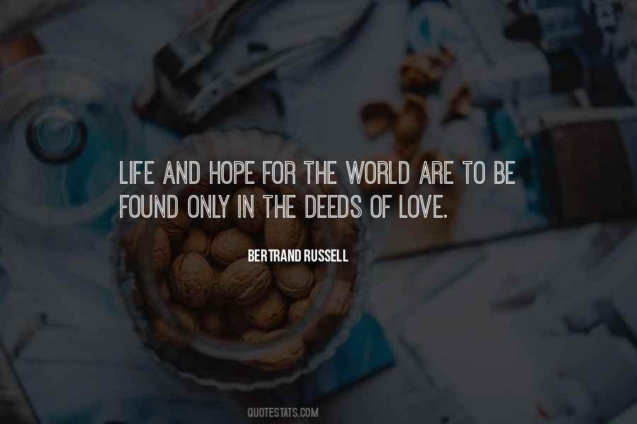 Quotes About Hope For The World #484183