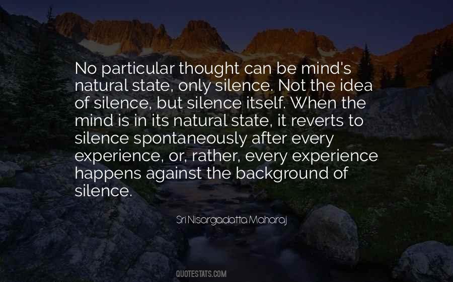 Quotes About Silence Of The Mind #1116360
