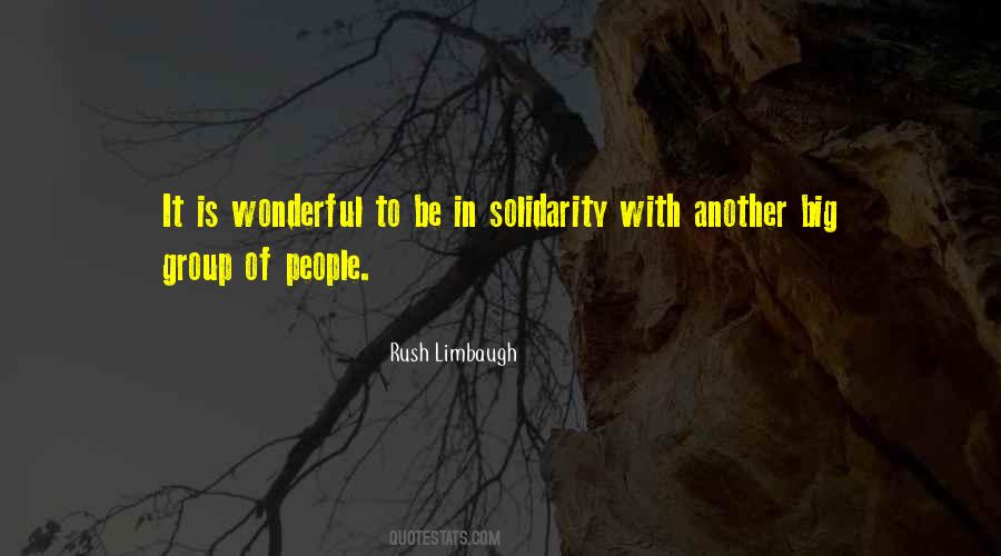 Quotes About Solidarity #1348300