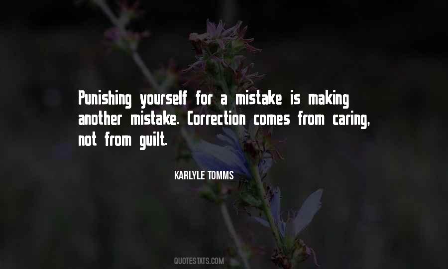 Quotes About Punishing Yourself #457963