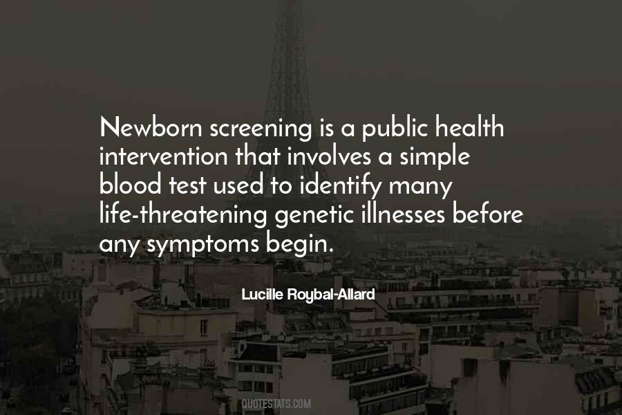 Quotes About Genetic Screening #1580362