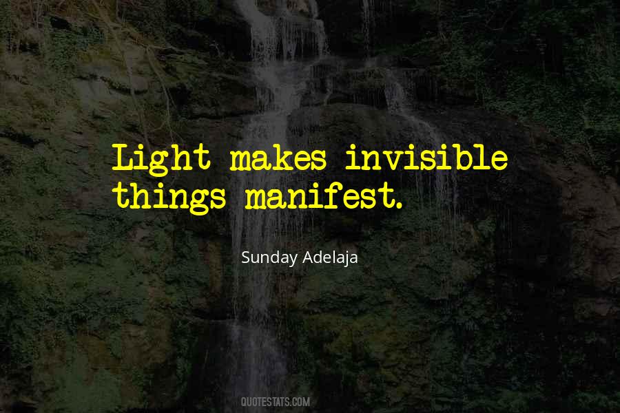 Invisible Things Quotes #1074026