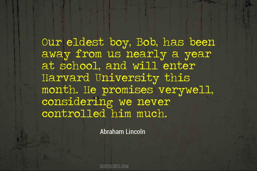Quotes About Harvard #251667