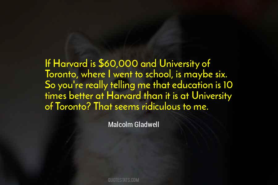 Quotes About Harvard #269951