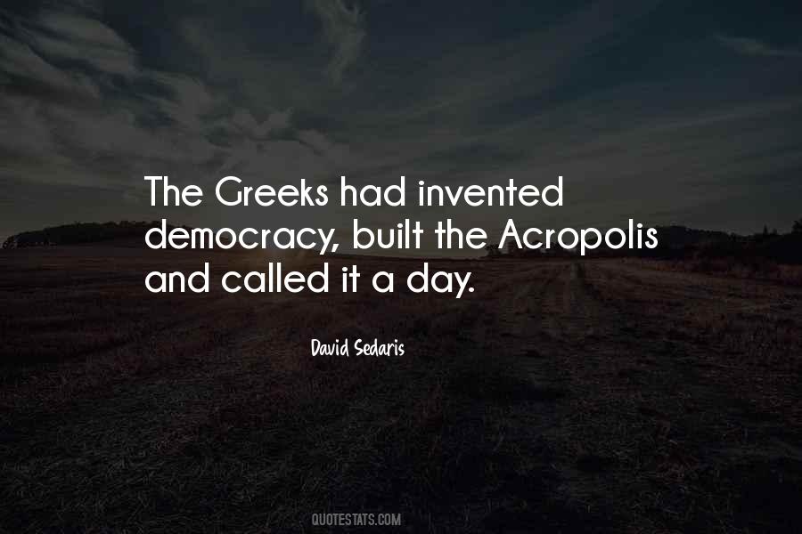 Quotes About Acropolis #624103