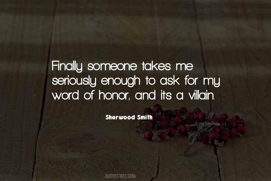 Quotes About Word Of Honor #362927