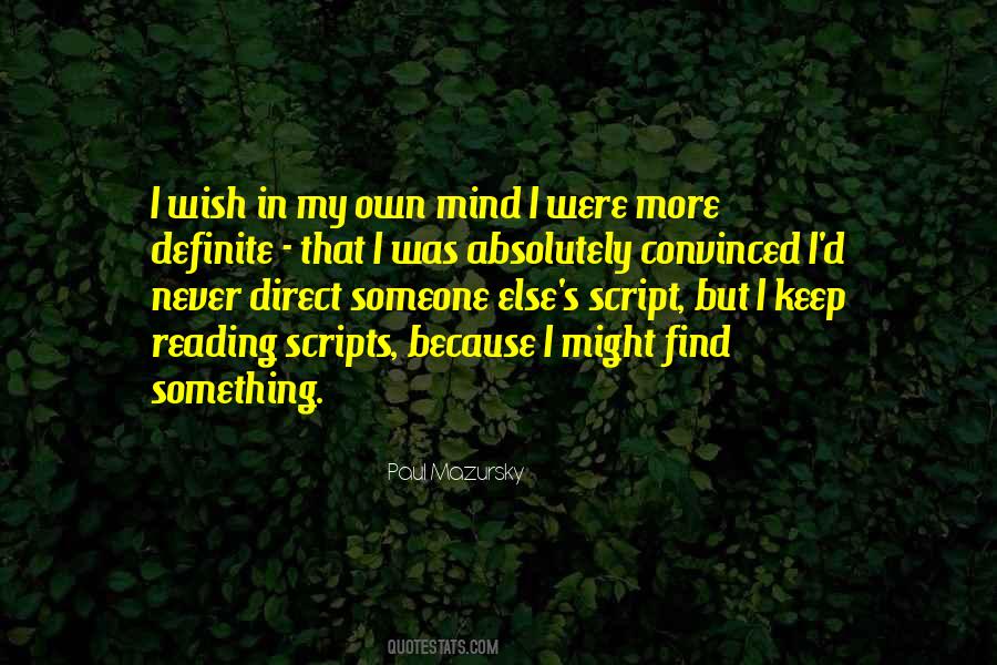 Quotes About Reading My Mind #26550