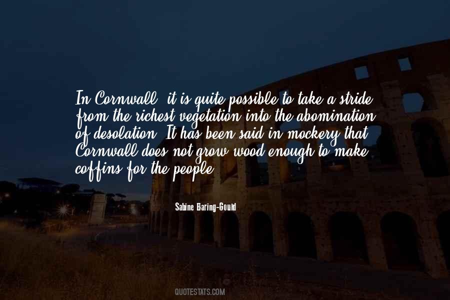 Quotes About Cornwall #1309274