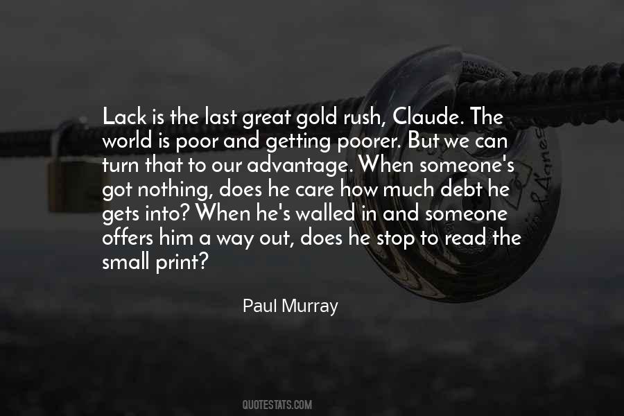 Quotes About The Poor Getting Poorer #743835