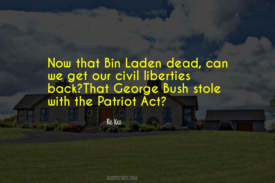 Quotes About Bin Laden #1075351