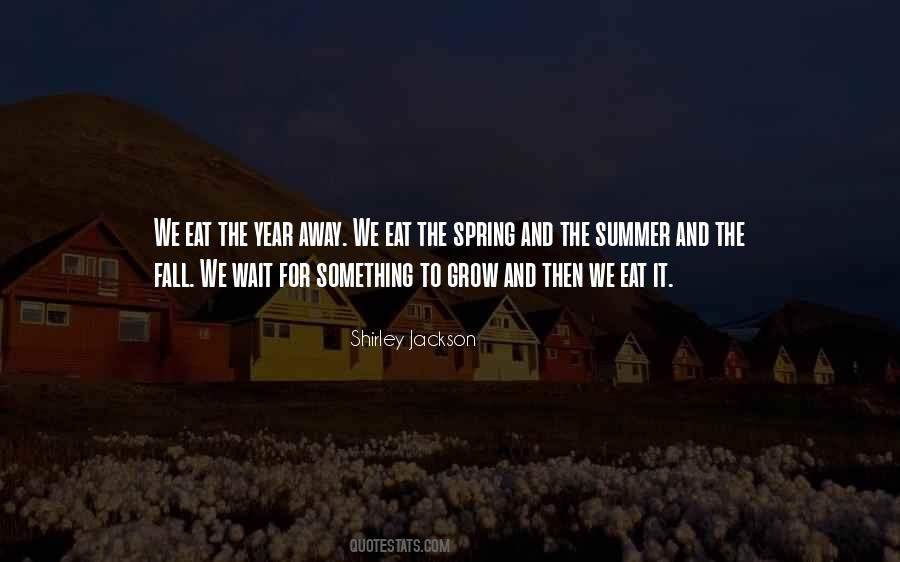Quotes About Summer And Fall #1355341