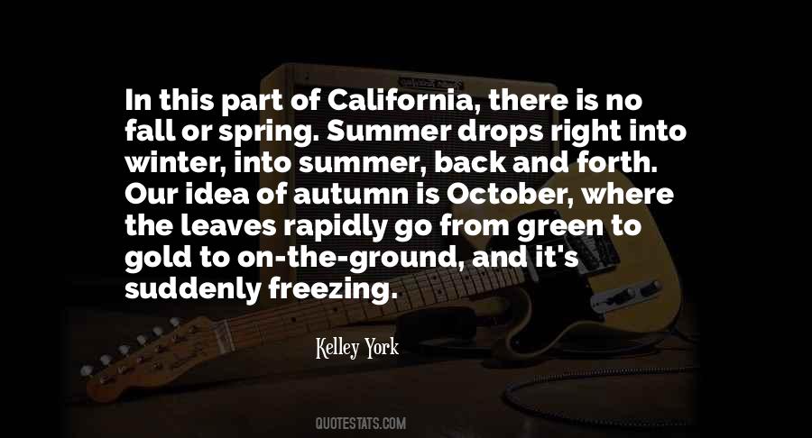 Quotes About Summer And Fall #97575