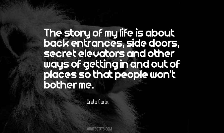 Quotes About People's Life Story #149388