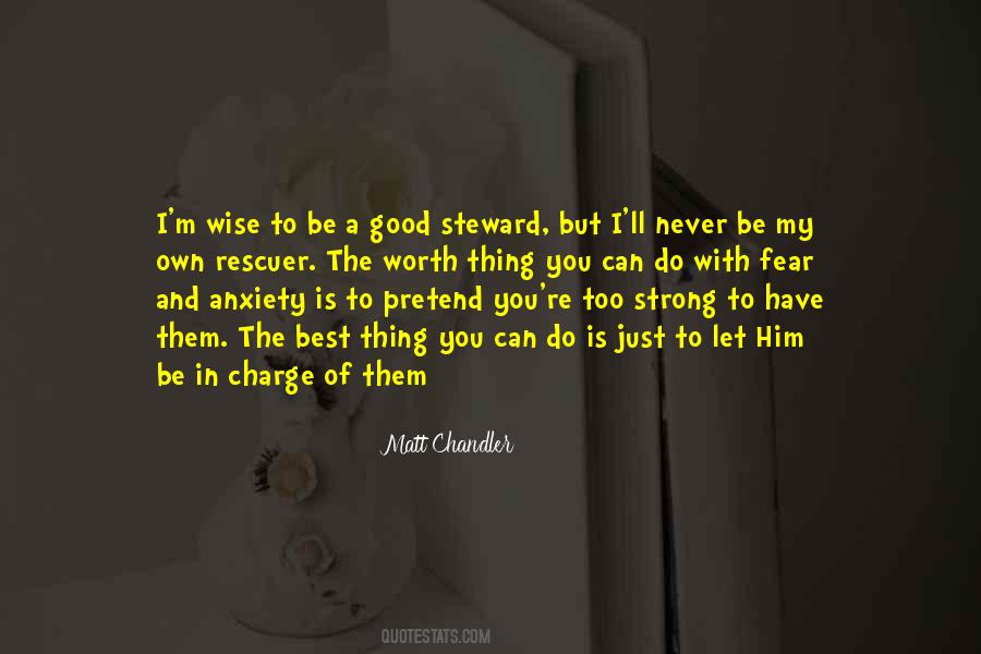 Quotes About Steward #1678004