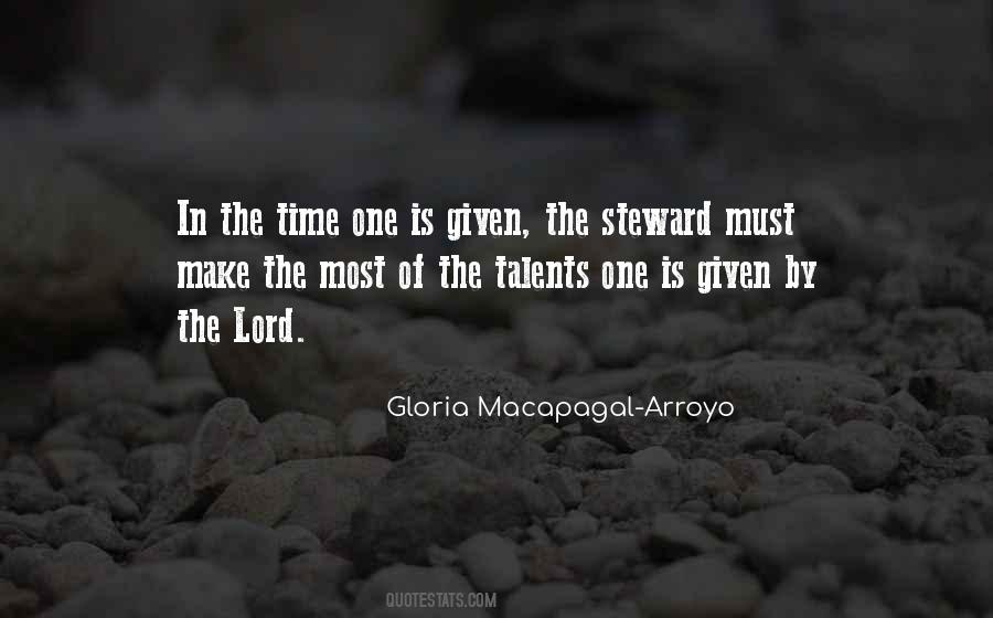 Quotes About Steward #47735