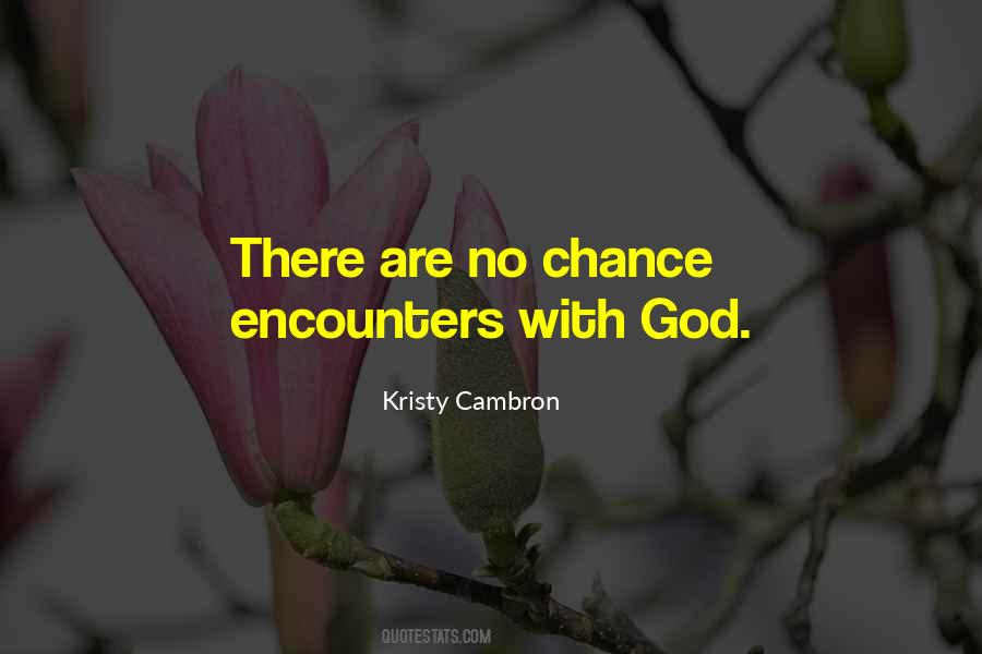 Quotes About Chance Encounters #862395