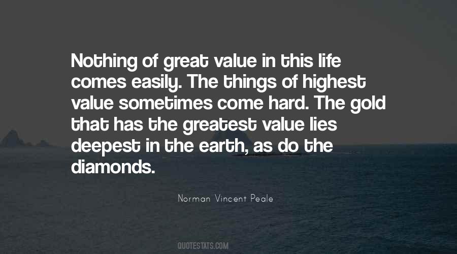 Quotes About Value Of Hard Work #579134