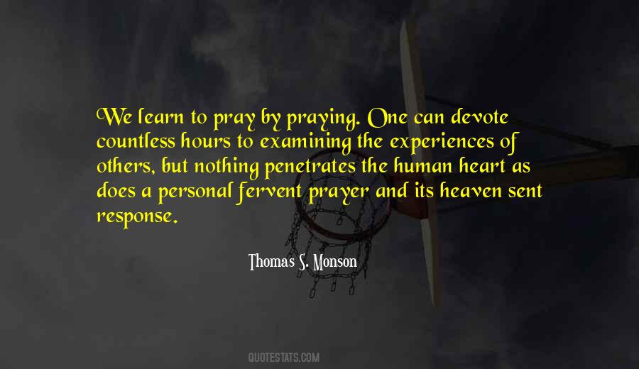 Quotes About Fervent Prayer #1104588