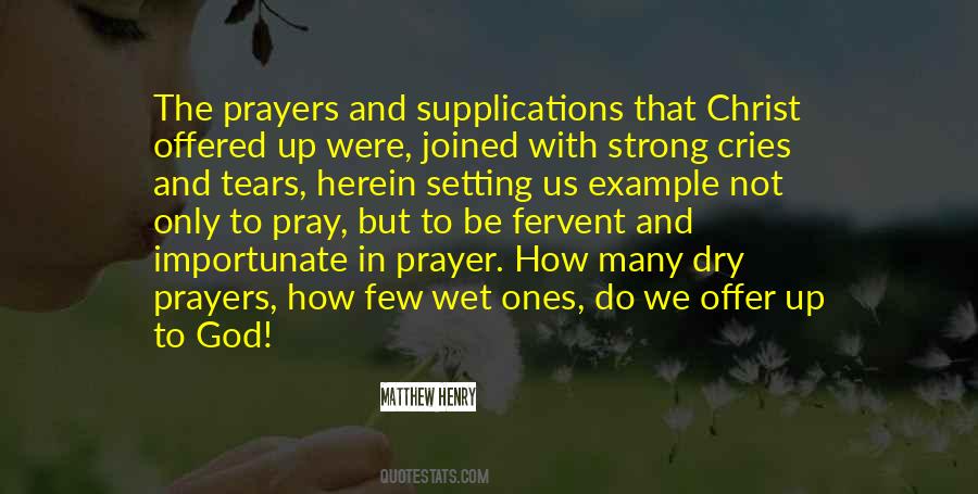 Quotes About Fervent Prayer #1213392