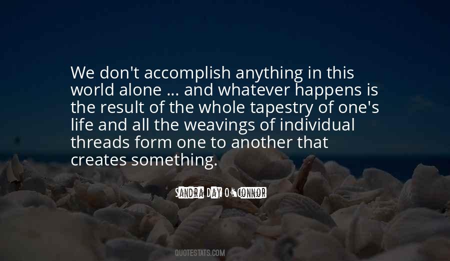 Quotes About Alone In The World #24418