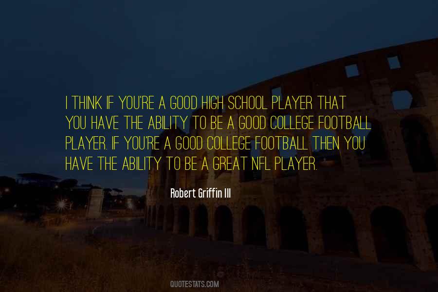 Quotes About High School Football #253798