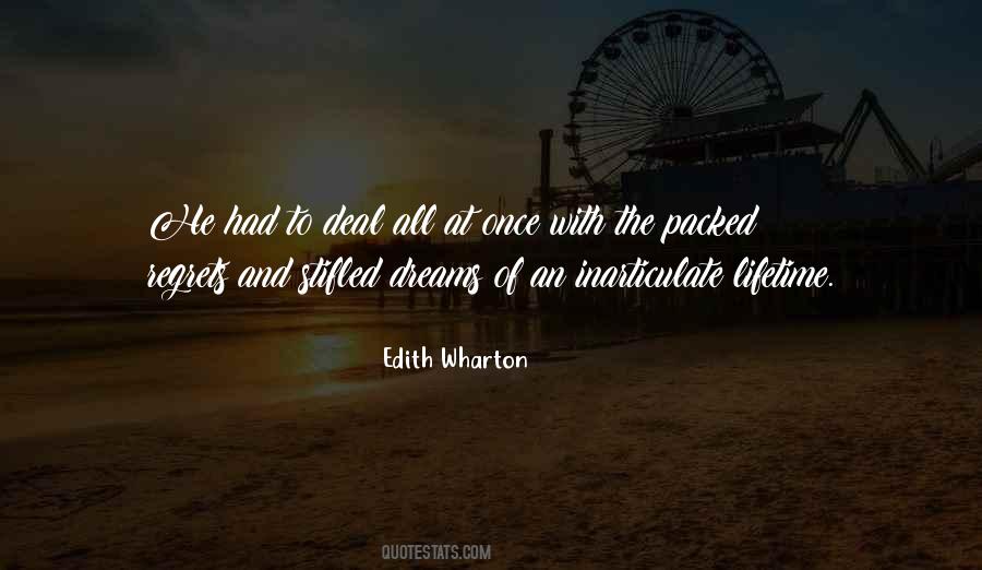 Dreams Regrets Quotes #1456850