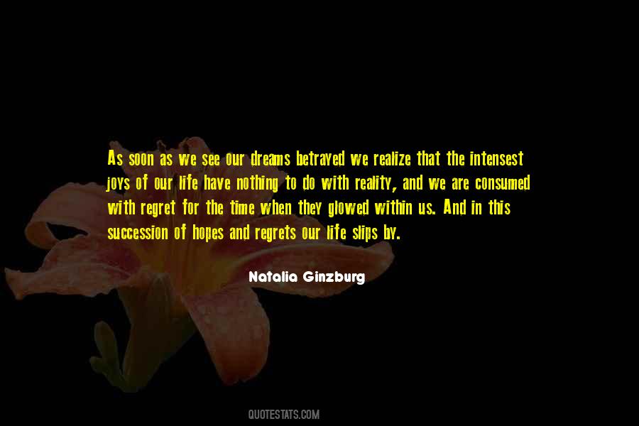 Dreams Regrets Quotes #1468333