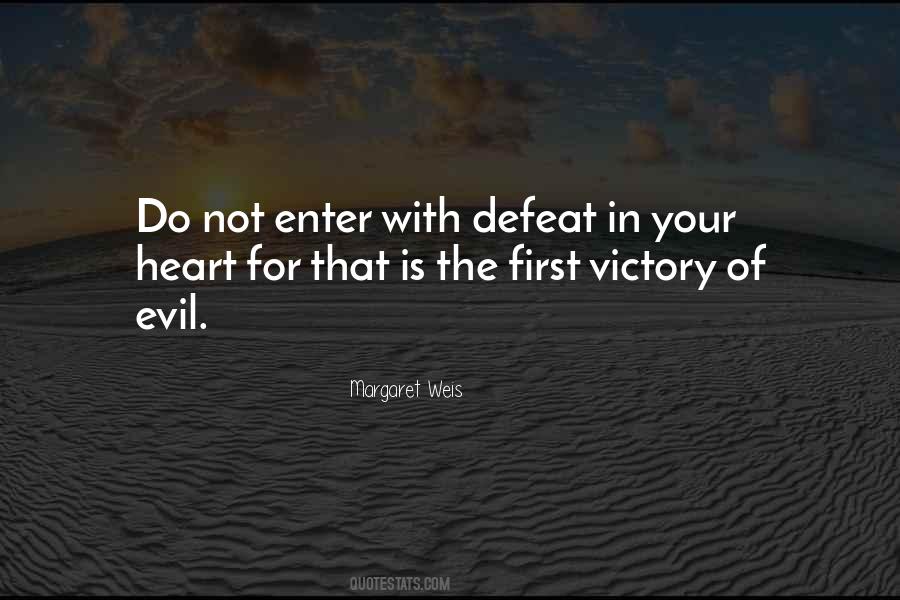 Quotes About Victory Over Evil #1390860