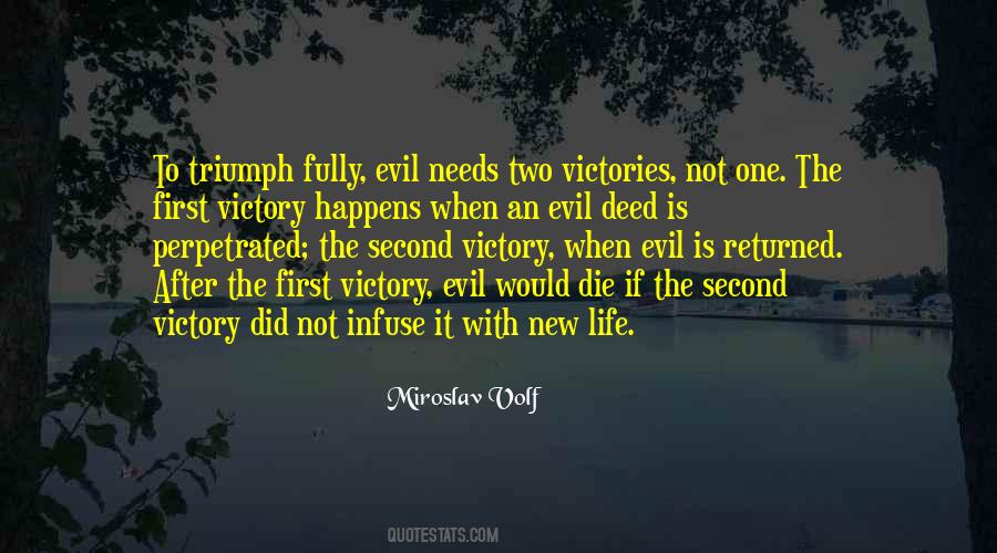 Quotes About Victory Over Evil #1520167