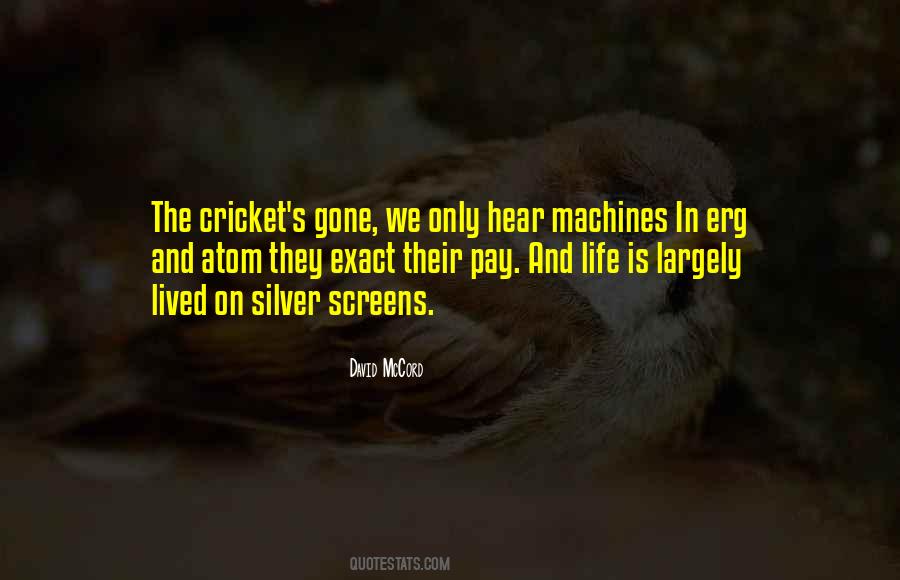 Life Cricket Quotes #137189