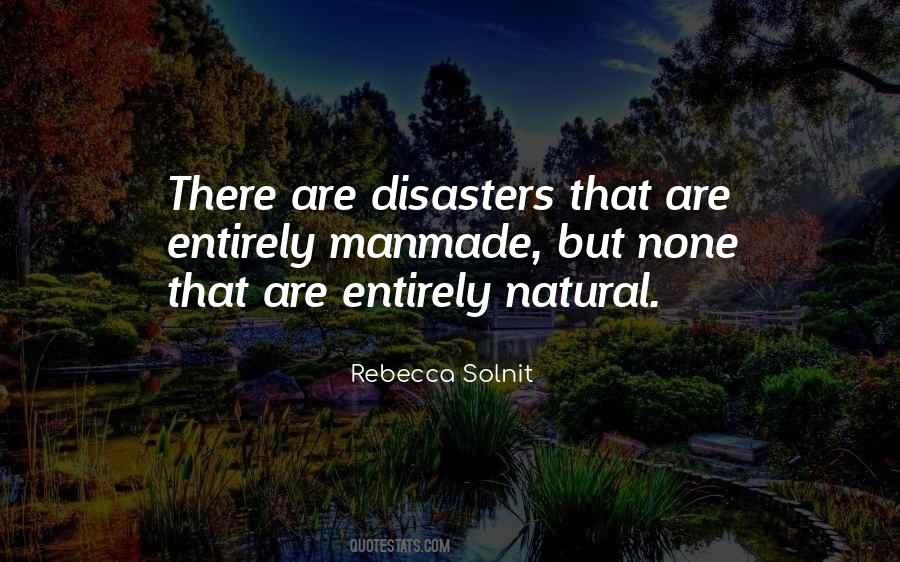 Quotes About Natural Disasters #15821