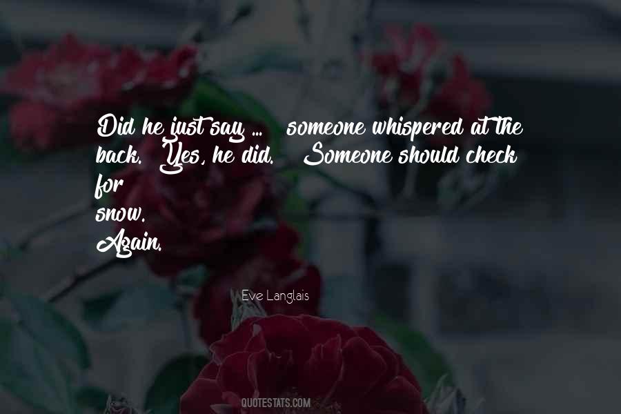 Just Say Yes Quotes #1110868