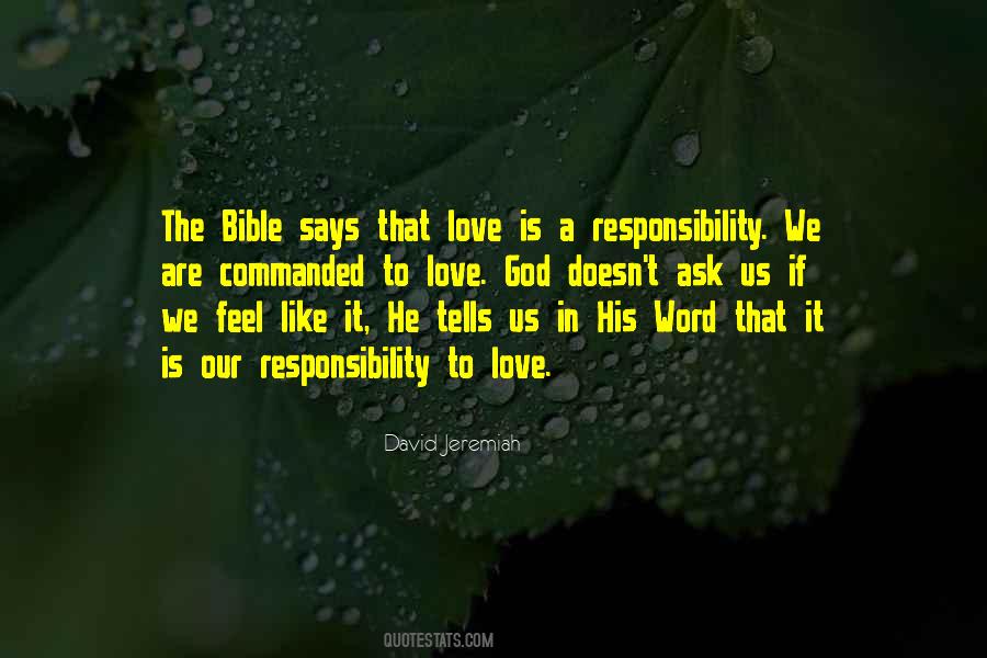 Quotes About Love In The Bible #1104007