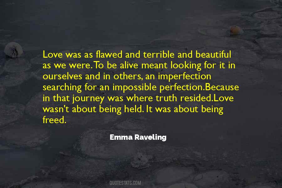 Flawed Perfection Quotes #979637
