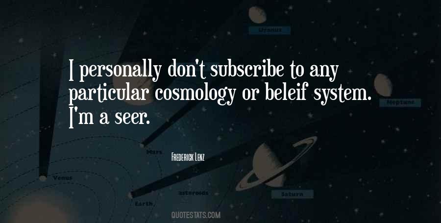 Quotes About Cosmology #560274