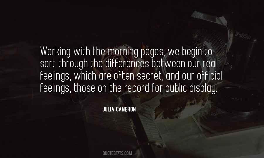 Morning Pages Quotes #1582915