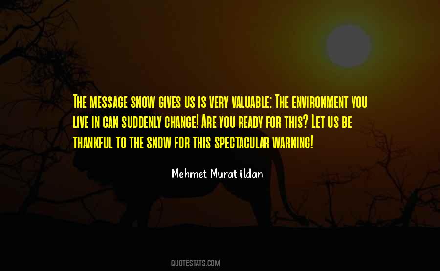 Environmental Changes Quotes #1329501