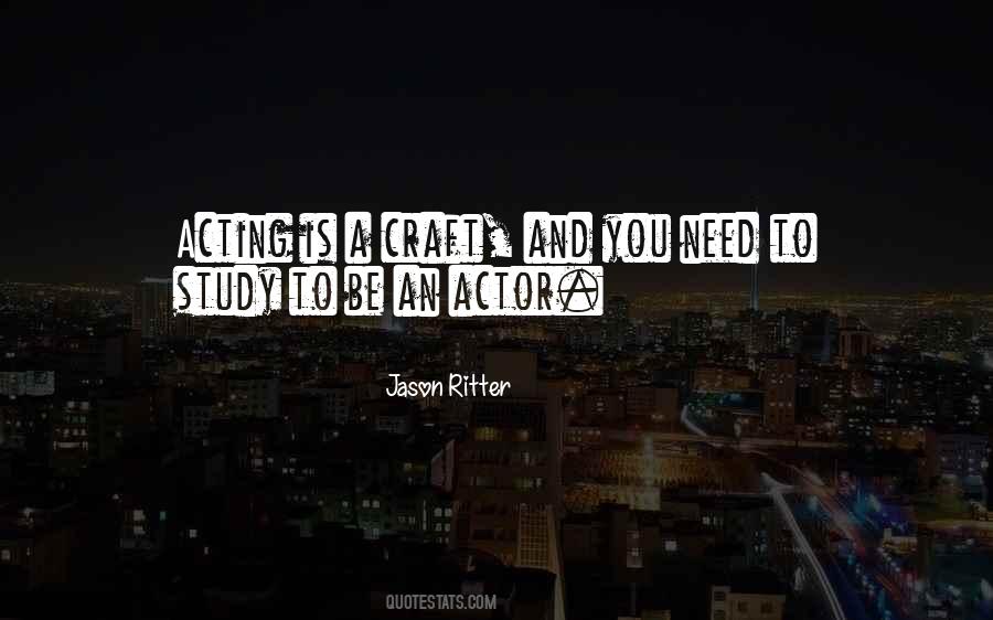 Actor Acting Quotes #193447