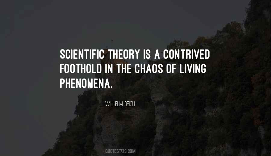 Quotes About Chaos Theory #1148790